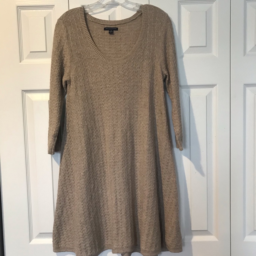 AE Long-Sleeve Knit Dress